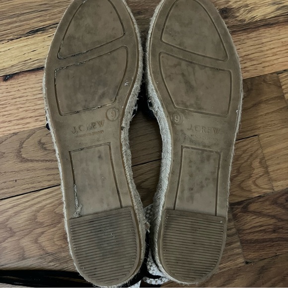 J. Crew Suede Black Espadrille Wrap Tie Ankle Sandals Women’s Size: 9 - Picture 6 of 6